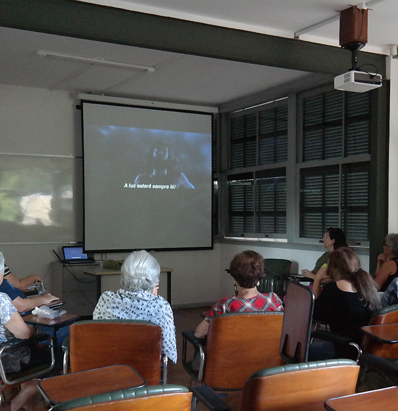 Foto de filme exibido no Centro Loyola
